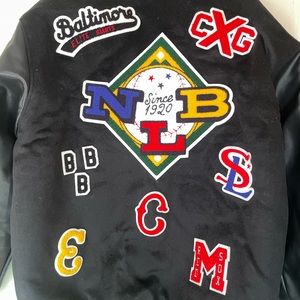 Men’s negro baseball league varsity jacket